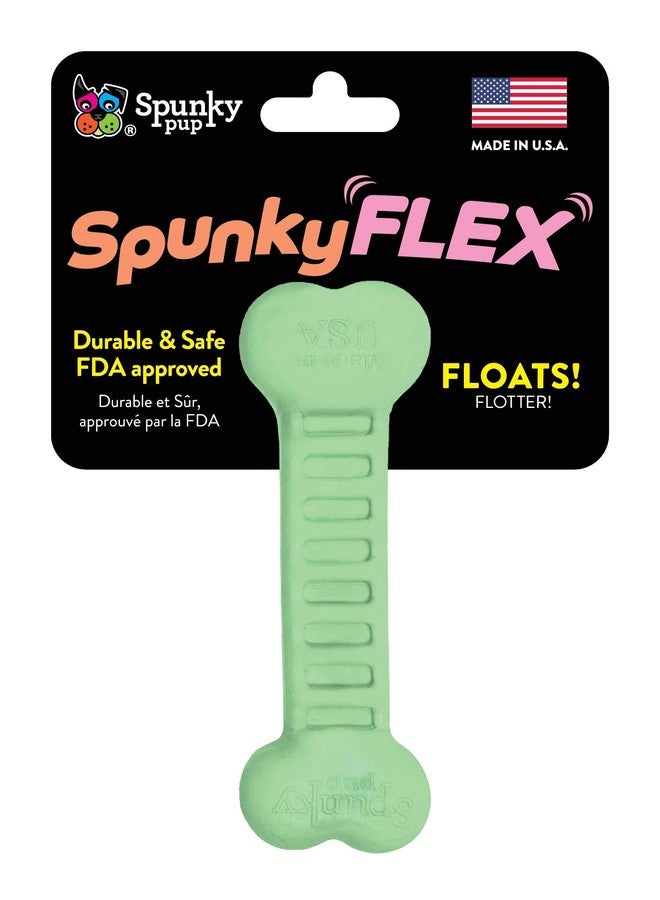 Spunky Pup Spunkyflex Dog Toy | Floatable, Flexible & Durable Fetch Toy | Bone,Assorted,7003