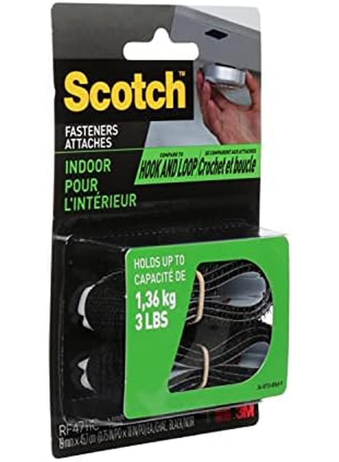 Scotch  General Purpose Fastener Rf4711 Black Color 75 In X 18 In 19Mm X 4.57M Multiple Applications Works In Most Surfaces . 1 Roll Pack - Image 2