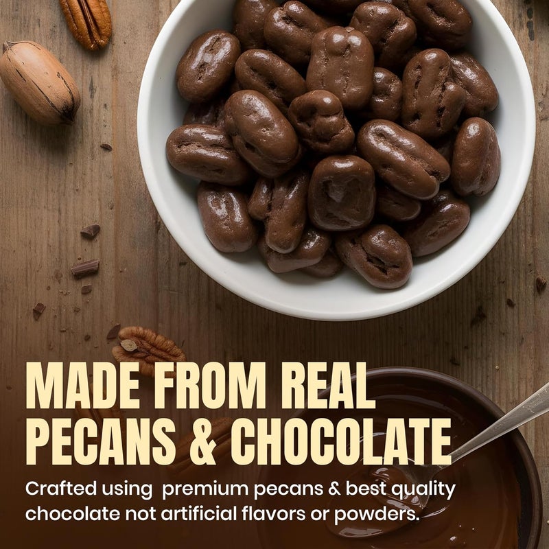 Karish Pecan Dragee Milk Chocolate 180g Jar – Crunchy Nut Snack Coated in Smooth Milk Chocolate, Perfect for Gifting & Sharing - Image 2