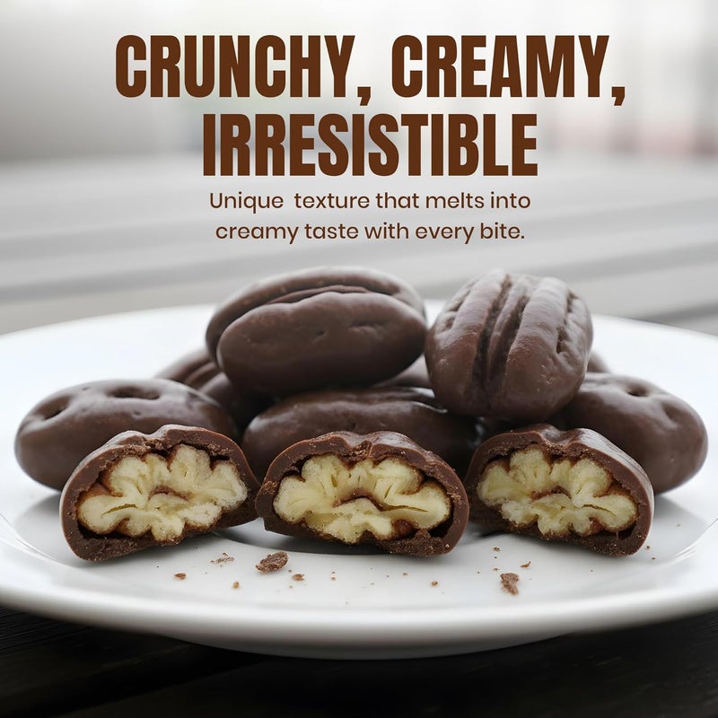 Karish Pecan Dragee Milk Chocolate 180g Jar – Crunchy Nut Snack Coated in Smooth Milk Chocolate, Perfect for Gifting & Sharing - Image 3