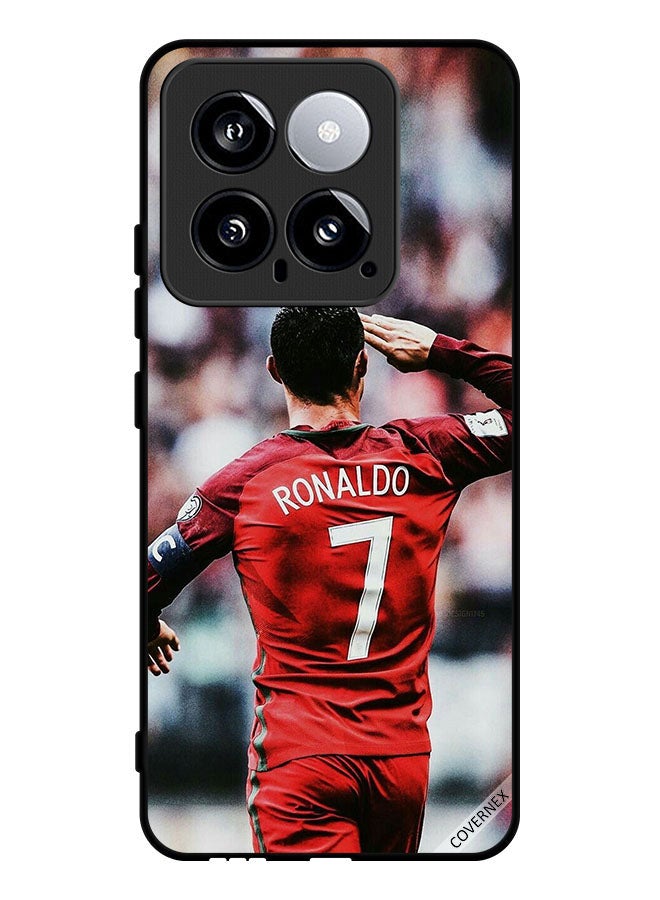 Covernex Protective Case Cover For Xiaomi 14 Ronaldo Salute To Crowd - Image 1