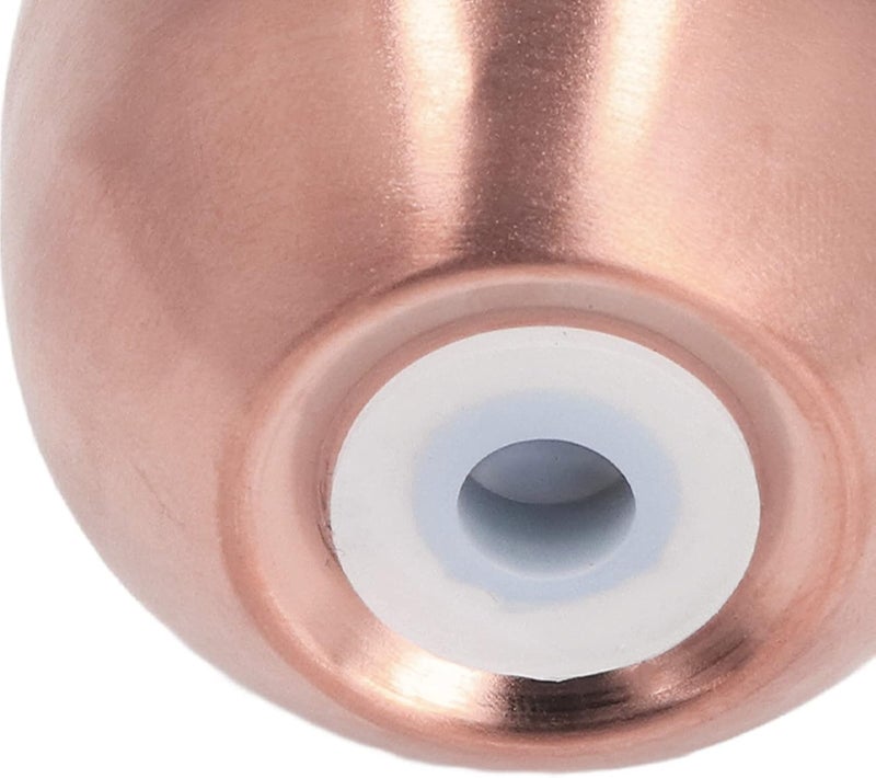 HURRISE Powdered Sugar Shaker, Stainless Steel, Cocoa Shaker, Sugar Bowls & Shakers, Shaker for Chocolate, Icing Sugar, Sugar, Salt, Cocoa Flour, Coffee, Egg shaped Design (Rose Gold) - Image 5