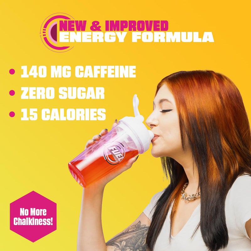 G Fuel Hype Sauce 2.0 Energy Drink Powder, Pre Workout Caffeine Mix for Gaming, Sugar Free Focus Amino, Vitamin + Antioxidants, 8.7oz (Raspberry Lemonade, 40 Servings) - Image 3