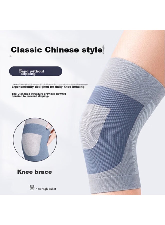Zeamo Silk Knee Brace, Warm, For Arthritis, Meniscus Injury, Sports, Cold Legs, Synovitis, Autumn And Winter, Fleece-lined, Cold-proof Protective Gear - Image 3