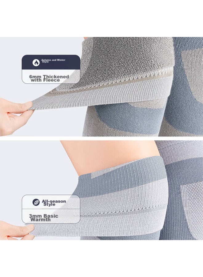 Zeamo Silk Knee Brace, Warm, For Arthritis, Meniscus Injury, Sports, Cold Legs, Synovitis, Autumn And Winter, Fleece-lined, Cold-proof Protective Gear - Image 4