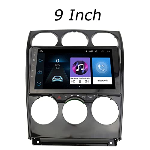 DKMUS Double Din Radio Dash Installation Trim Kit for Mazda 6 Atenza 2002-2007 with Wiring Harness and Steering Wheel Control Interface - Image 3