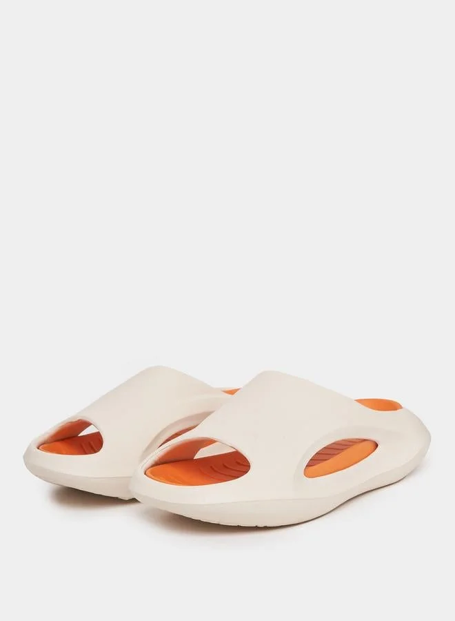 Styli Styli Cut-Out Platform Sole Slides