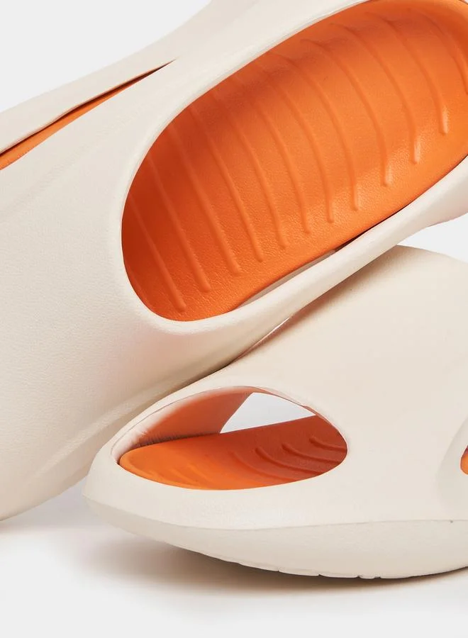 Styli Styli Cut-Out Platform Sole Slides