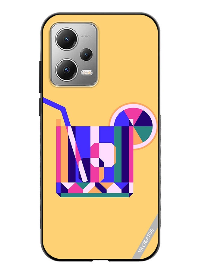 VR CREATIVE Protective Case Cover For Xiaomi Redmi Note 12 Juice Cup Design Multicolour - Image 1