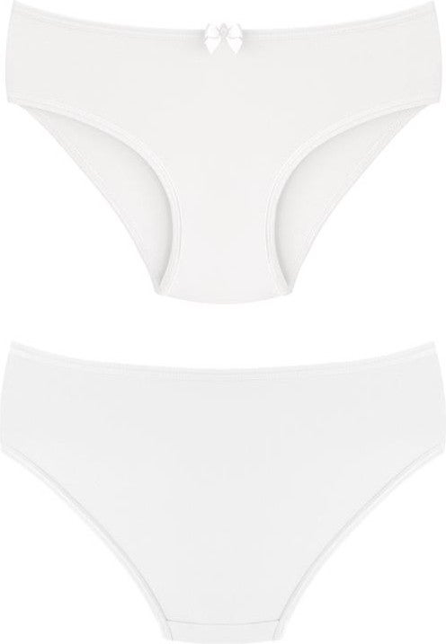 COTTONHILL مجموعة من 5 سراويل داخلية قطنية ممشطة للبنات  - Image 3