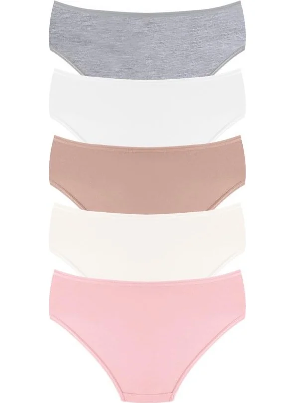 كوتن هيل Combed Cotton Girl's Panties 5 Pack