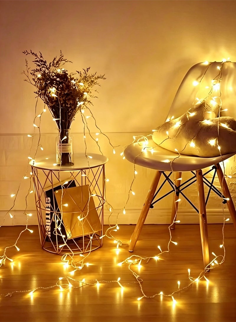 أضواء LED بطول 50 متر (400 LED) - إضاءة زخرفية لرمضان والعيد وعيد الميلاد والفعاليات الخاصة - Image 3