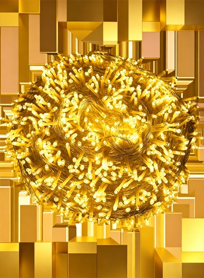 أضواء LED بطول 50 متر (400 LED) - إضاءة زخرفية لرمضان والعيد وعيد الميلاد والفعاليات الخاصة - Image 4