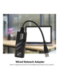 Enjoylifeme Wired Network Adapter USB 3.0 To Gigabit Ethernet RJ45 Black  - Image 3