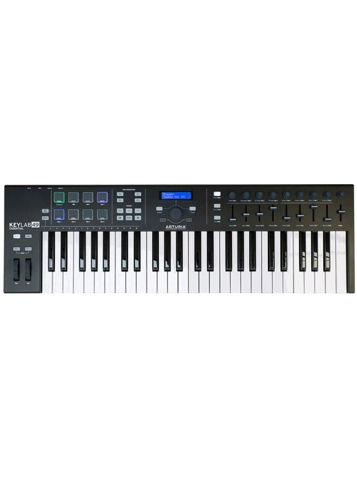 Arturia - Arturia Keylab Essential 49 mk3 Keyboard Controller-Black - Image 1