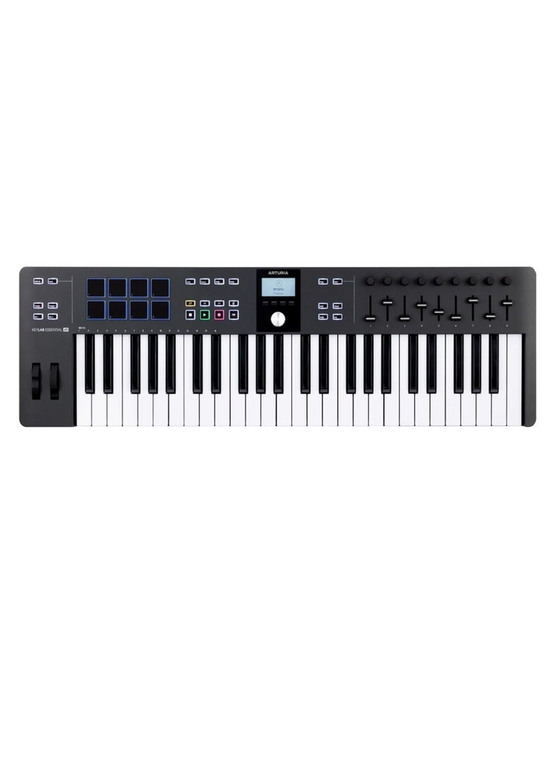 Arturia - Arturia Keylab Essential 49 mk3 Keyboard Controller-Black - Image 1