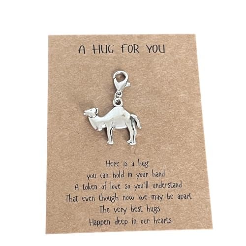 AMOBESTER Camel Clip on Charms Jewelry with Lobster Clasp for Camel Lover Necklace Bracelet Zipper Pull - Image 1