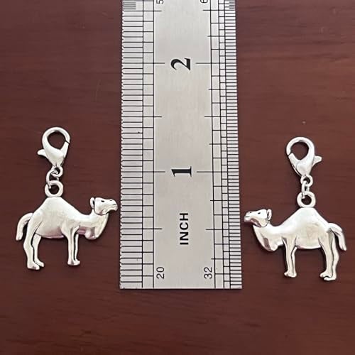 AMOBESTER Camel Clip on Charms Jewelry with Lobster Clasp for Camel Lover Necklace Bracelet Zipper Pull - Image 2