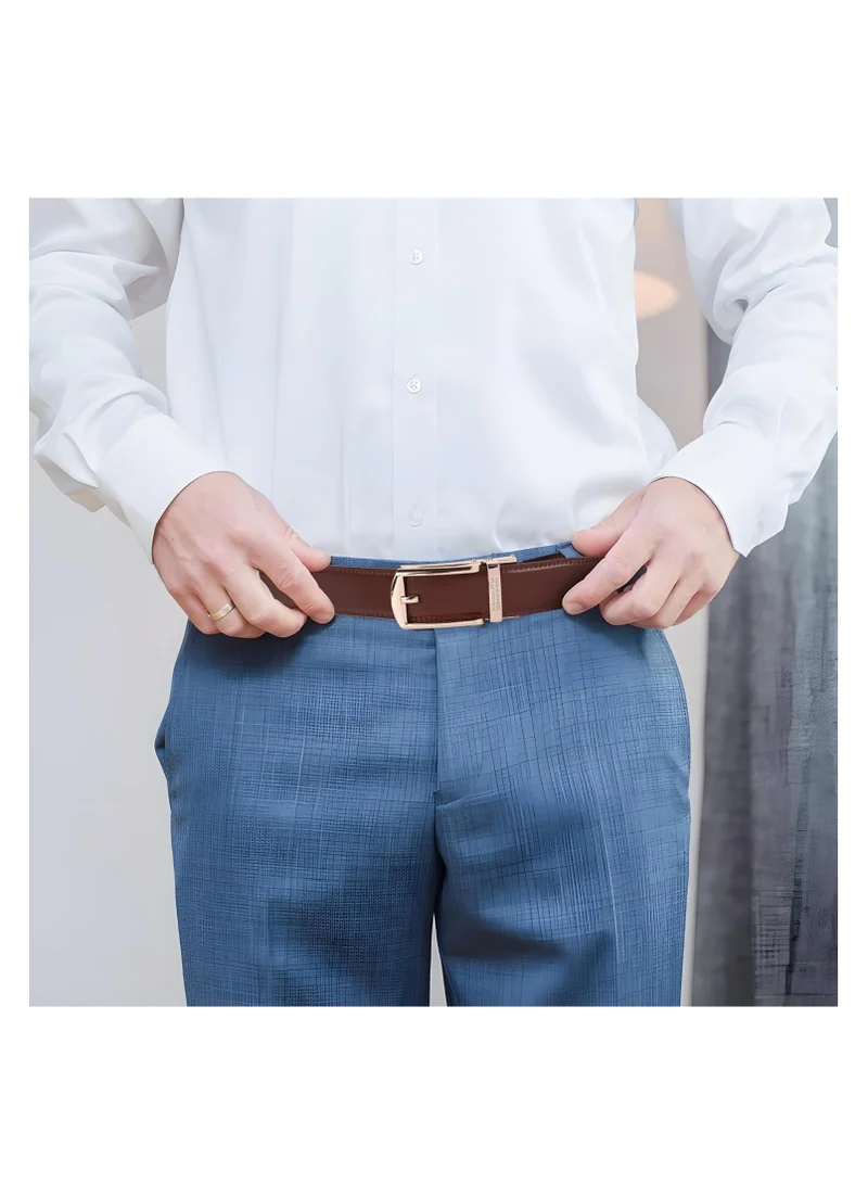 Hammonds Flycatcher  Genuine Leather Belt for Men - Perfect for Formal and Casual Wear - Adjustable Waistband up to 46 Inches - Autolock Belt for Formal and Casual Wear | FS5F  | Best Price UAE