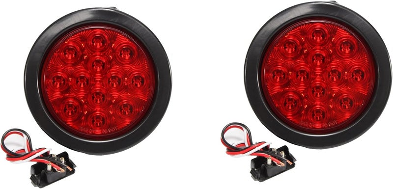 Autosmart 4" Round LED Stop Turn Tail Light - Image 1