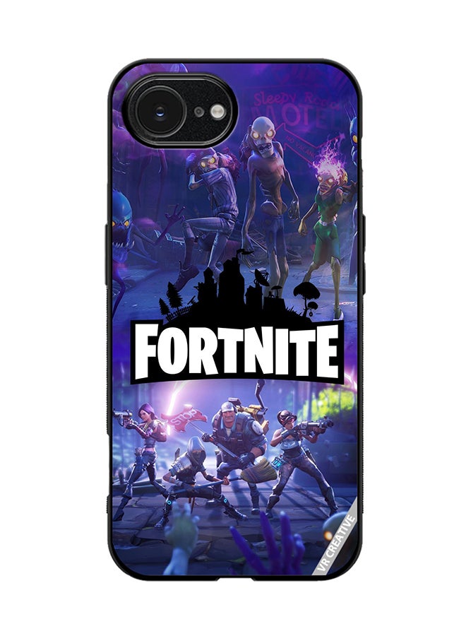 Protective Case Cover For Apple iPhone 16e Fortnite Design Multicolour
