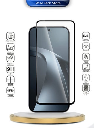 [عبوتان] واقي شاشة زجاجي مقسّى كامل الغطاء من سلسلة E2E الفاخرة لهاتف Xiaomi 17T Pro 5G 2026 (MSGECN) - شفاف/أسود - view 2