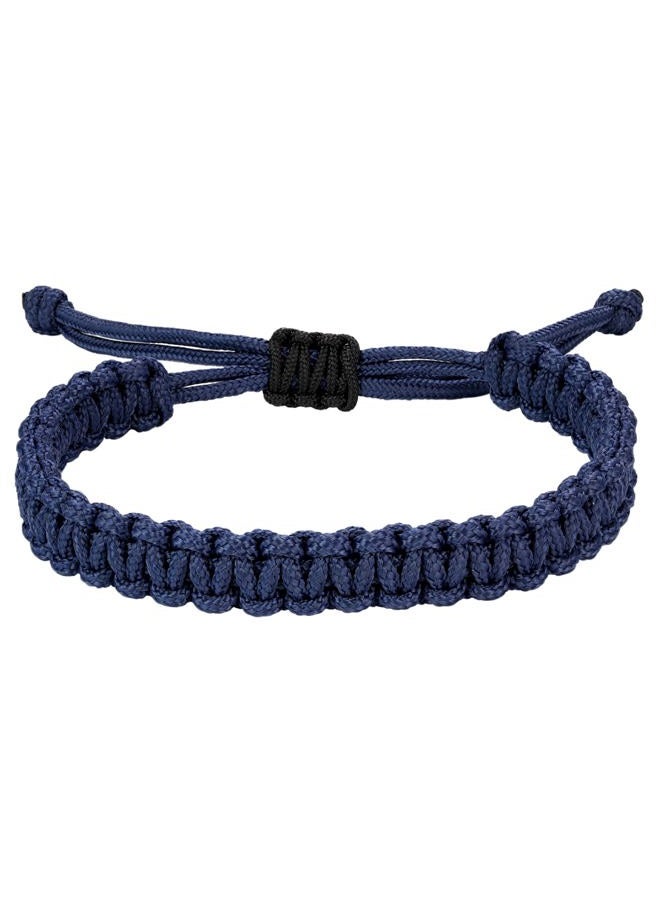 JENDEAR SHINE Men's Nautical Rope Bracelet, Hand Braided Paracord Thread Bracelet, Waterproof Adjustable Outdoor Surf Bracelet - Image 1