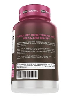 Herbtonics Multi Collagen (Types 1 2 3 5 and 10) 90 Capsules  - Image 3