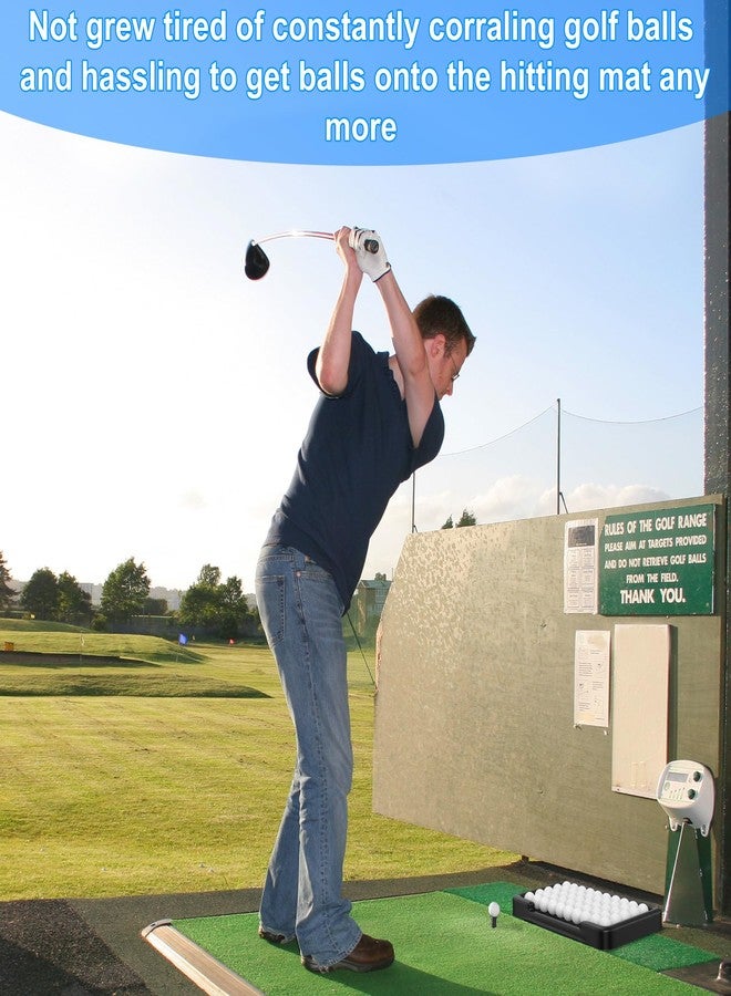Asyxstar Golf Ball Tray Durability and Stability for Indoor and Outdoor Training Organize up to 53 Golf Balls - Image 2
