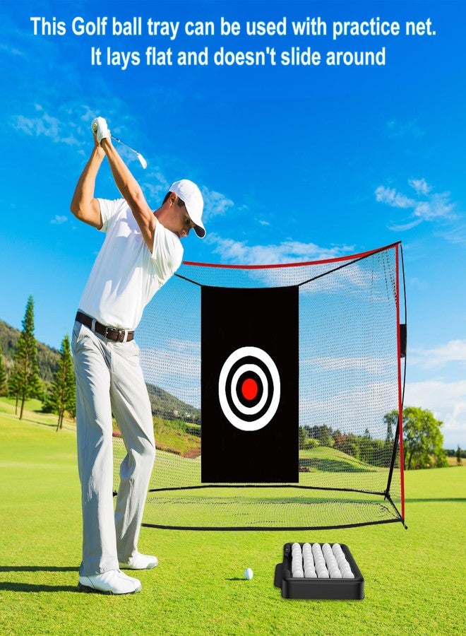 Asyxstar Golf Ball Tray Durability and Stability for Indoor and Outdoor Training Organize up to 53 Golf Balls - Image 3