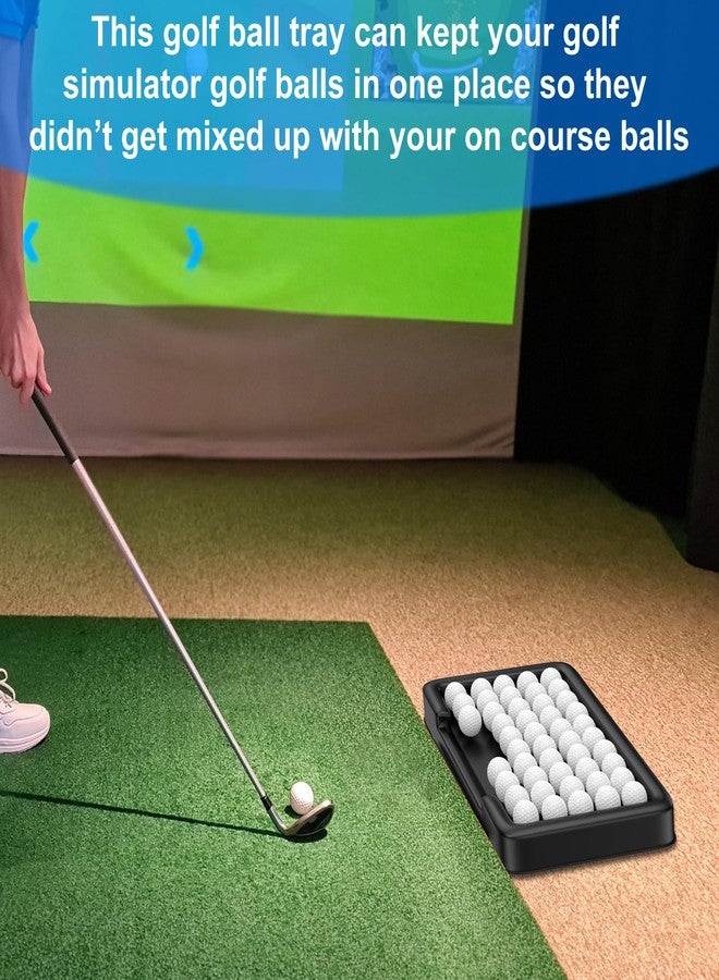 Asyxstar Golf Ball Tray Durability and Stability for Indoor and Outdoor Training Organize up to 53 Golf Balls - Image 4
