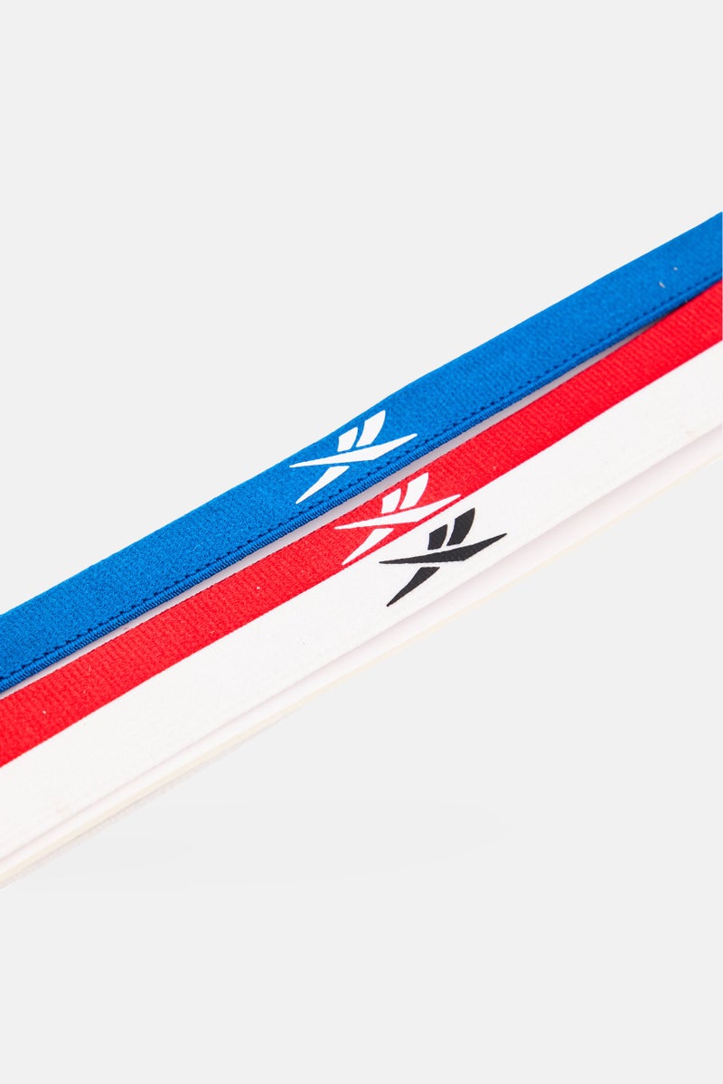 Reebok Women 3 Pieces Brand Logo Hair Band, Multicolor - Image 3