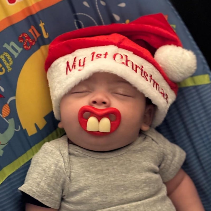 SOLIFEGOBLE Mustache Newborn Pcifiers for 0-6 Months,Funny Pacifiers for Babies, Mustache Pacifier,Teeth Binky,Gift Pacifiers for Boys and Girls (Colors-05) - Image 3