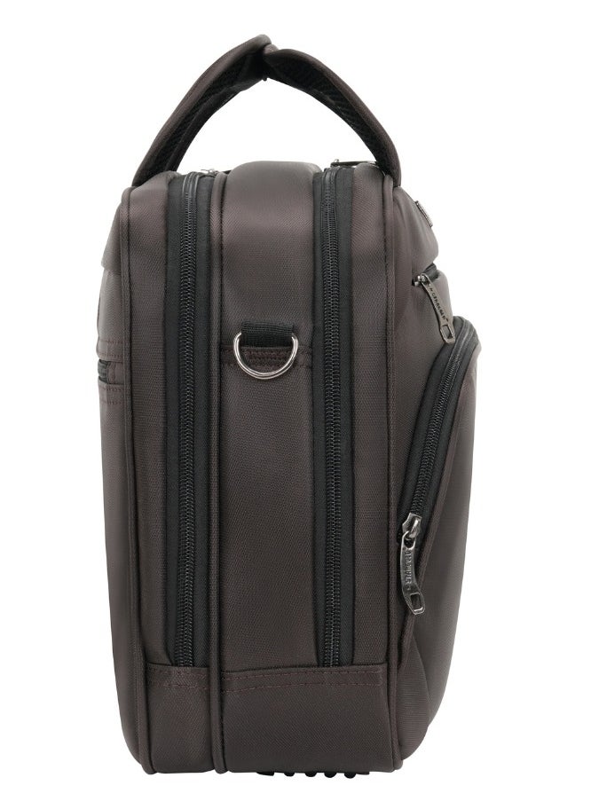 Stargold Laptop Bag, Premium 15.6" Business Briefcase With Multiple Compartments, Padded Shoulder Strap, And Water-Resistant Material, Brown  - Image 3