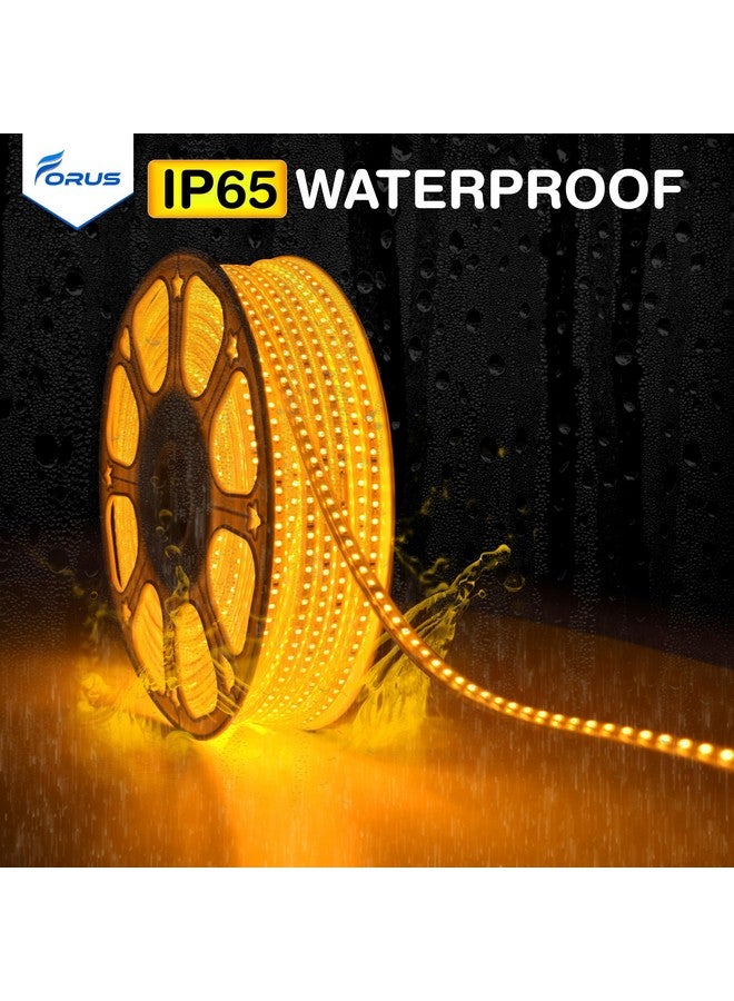 Forus LED Rope Light 50 Meter 2 Year Warranty, Outdoor Waterproof Decorative Cove Lights for Ceiling, Balcony, Home Decor, Interior Decoration, Flexible Profile Light for Diwali, Christmas -Amber - Image 5