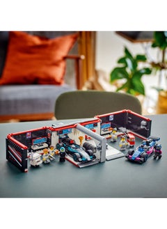 LEGO LEGO City F1 Garage & Mercedes-AMG & Alpine Cars 60444 Building Set (678 Pieces)  - Image 5