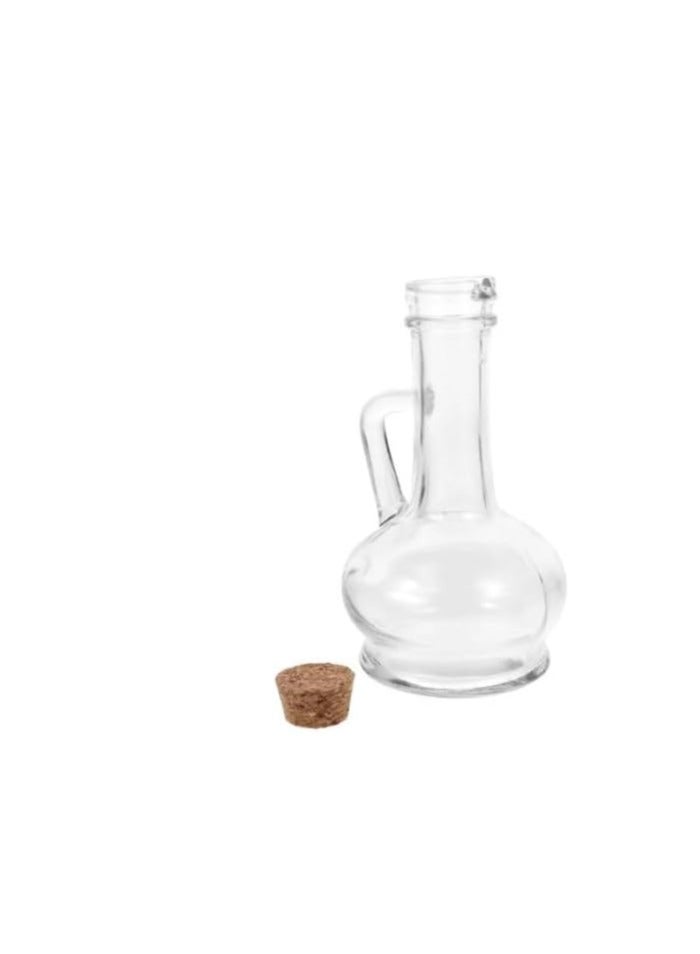 Oil And Vinegar Bottle Set of 2 Bottle (250ml) With Beech Wood Tray  - Image 3