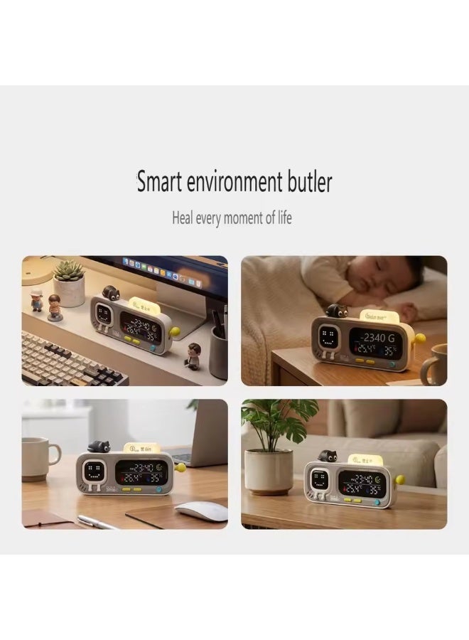 DUKA Thermometer & Hygrometer Smart Clock Mood A Wall Hanging Ornament Indoor Thermometer for Home Use, Multifunctional, Precise, and Creative - Image 4