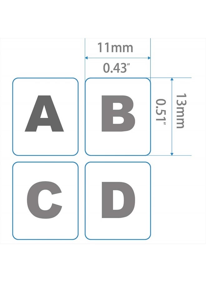MUBUY-GOL - 2 Pack Universal Arabic Keyboard Stickers, Transparent Background, with White Lettering for Computer Laptop Notebook Desktop, Replacement Computer Keyboard Stickers (Arabic) - Image 1