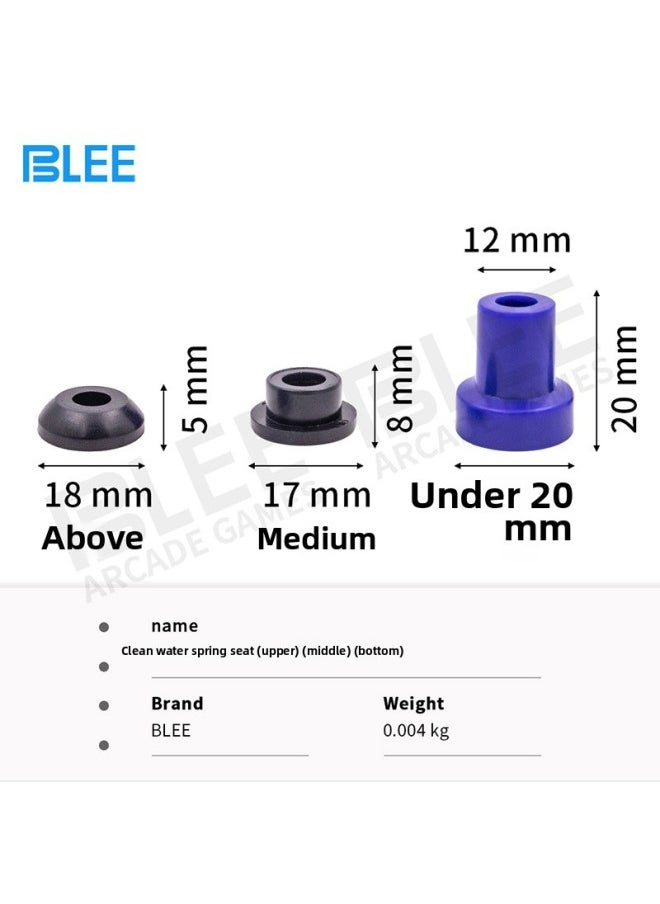 Game Machine Water Fighting Rocker Base Water Rocker Upper Middle Lower Spring Seat Water Rocker Plastic Accessories-Product Color:Water Rocker Upper Middle Lower Spring Seat  - Image 1