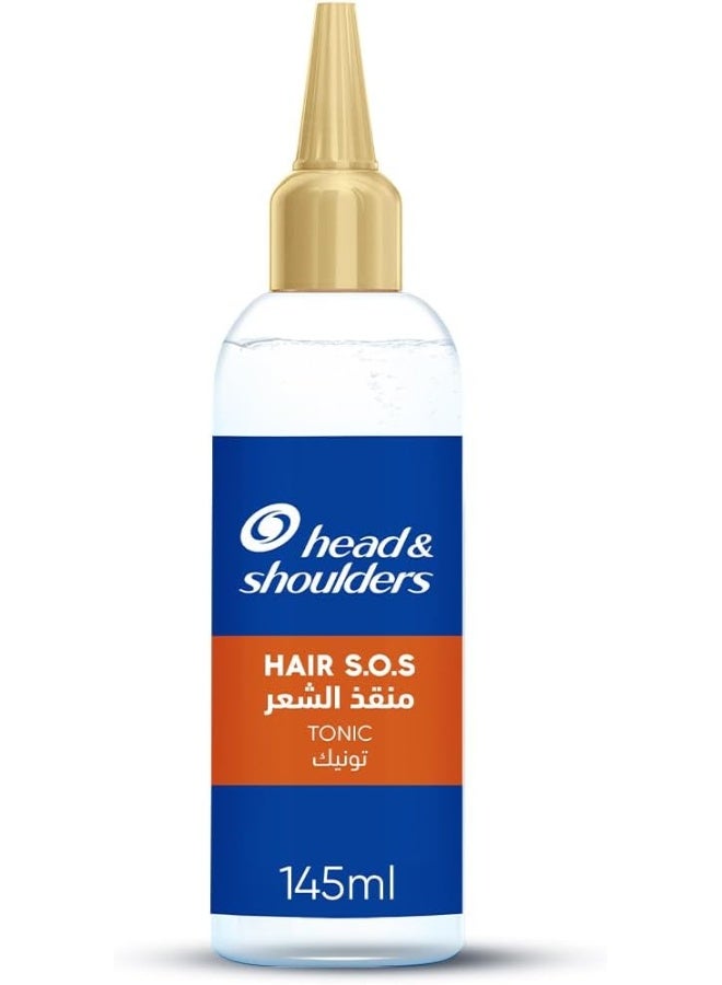 Head & Shoulders Hair S.O.S Tonic, with Vitamin B5 and Caffeine, stops hairfall and strengthens hair roots, 145ml - Image 1