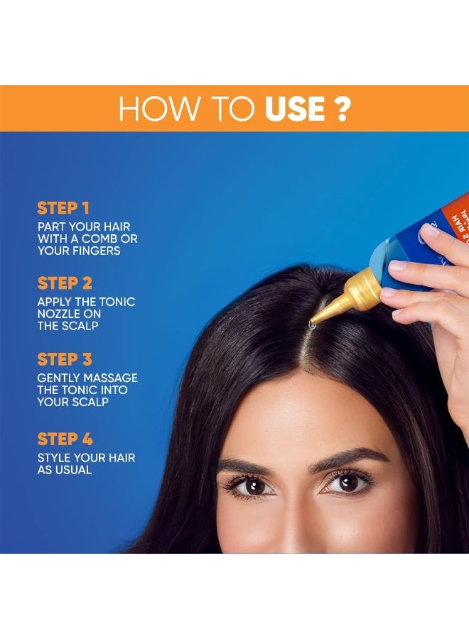 Head & Shoulders Hair S.O.S Tonic, with Vitamin B5 and Caffeine, stops hairfall and strengthens hair roots, 145ml - Image 4