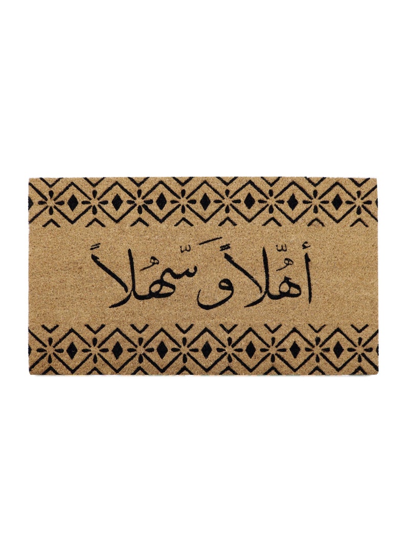 ORCHID AHLAN PRINTED COIR DOOR MAT 45X75 CM - Image 1