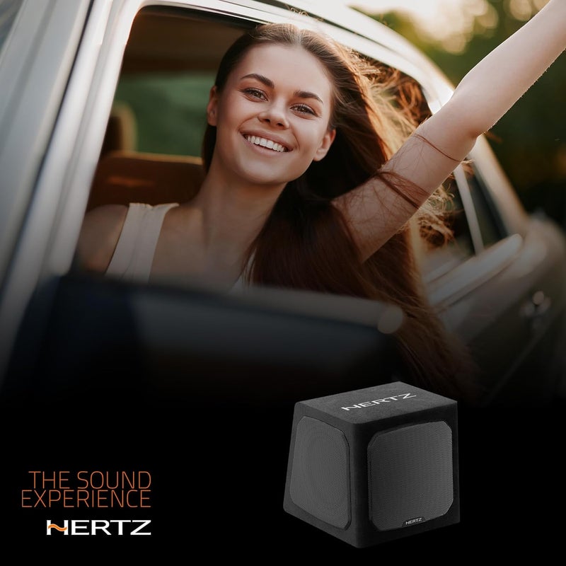 HERTZ هيرتز DBA 201 صندوق ساب نشط 8 بوصة مع مشعات سلبية مزدوجة - Image 2