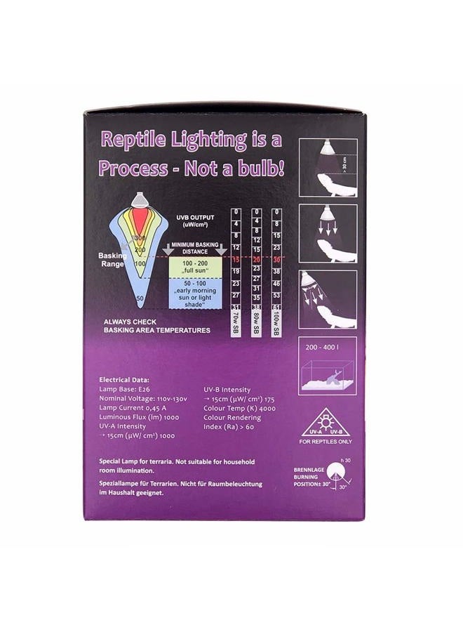 Mega-Ray Mercury Vapour Bulb - 70 Watts - Smallest UV Vapour Bulb On The Planet - Image 2