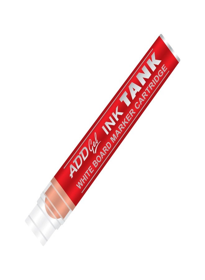 ADD Gel أضف عبوة من 10 خراطيش حبر أقلام التحديد (أحمر) - Image 1