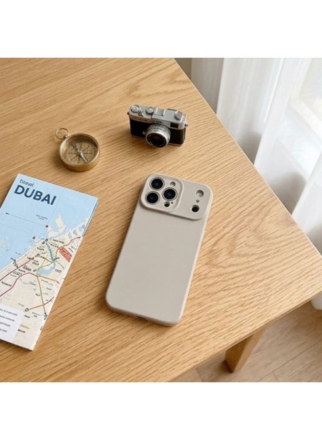 iPhone 17 Pro Max Case, Slim Matte Back Cover, Anti-Scratch Protective Design, Grey - Image 3