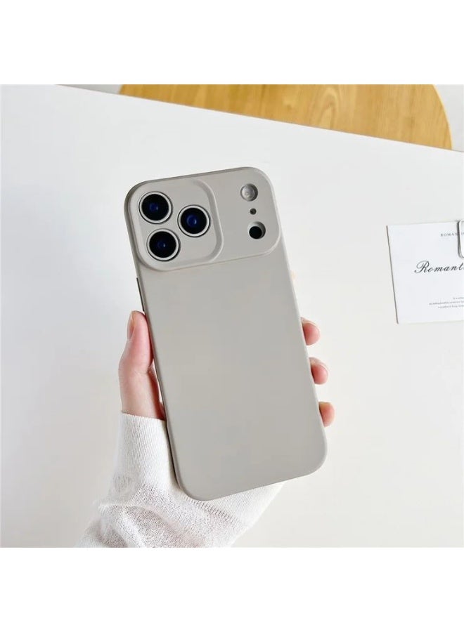 iPhone 17 Pro Max Case, Slim Matte Back Cover, Anti-Scratch Protective Design, Grey - Image 1