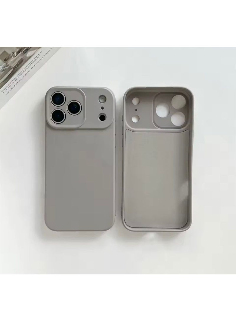 iPhone 17 Pro Max Case, Slim Matte Back Cover, Anti-Scratch Protective Design, Grey - Image 2