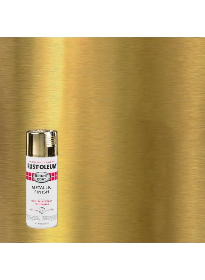 RUST-OLEUM Stops Rust Bright Coat Metallic Finish Spray Paint 312g - Image 2